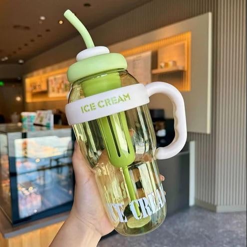 Ice Cream Bottle | Glass Bottle | Reusable | Milkshakes | Smoothies