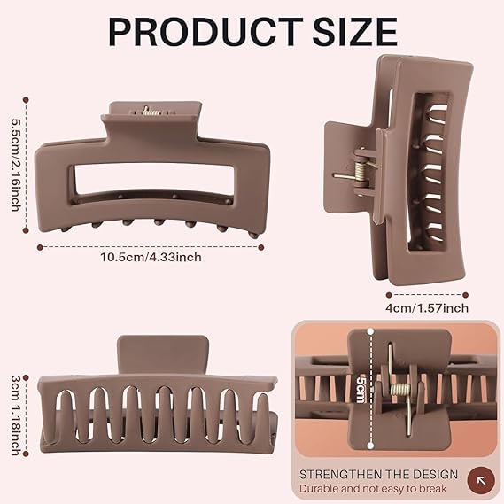 Silicone Soft Hair Claw Clip