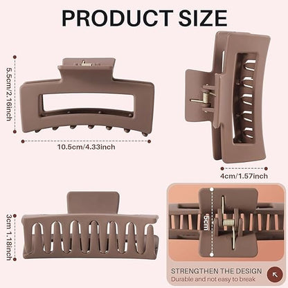 Silicone Soft Hair Claw Clip