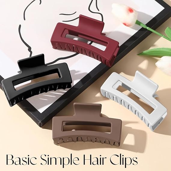 Silicone Soft Hair Claw Clip